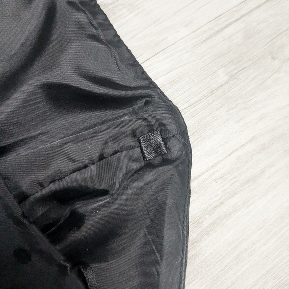 Reitman's Size 10 Black on Black Polka Dot Babydoll Cut Dress - Picture 5 of 7